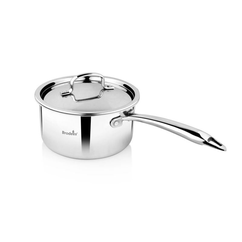 Brodees Try-ply stainless steel Sauce Pan with lid (5)