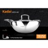 Brodees Try-ply stainless steel Kadhai with lid (1)