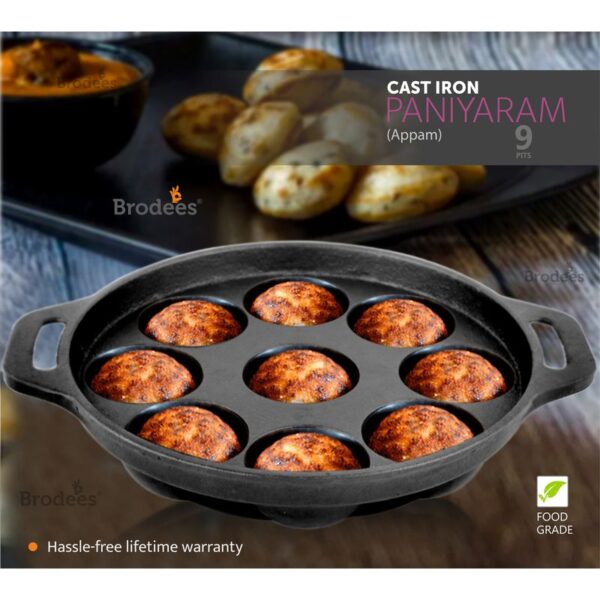 Buy Cast iron Paniyaram Pan, Paddu Pan