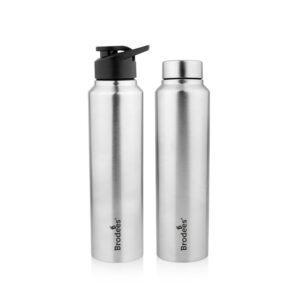 Brodees stainless steel WHITE bottle -4