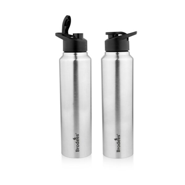 Brodees stainless steel WHITE bottle (1)