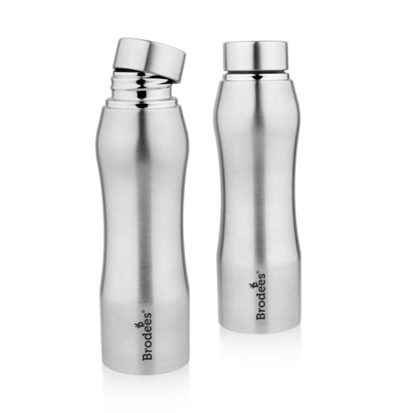 stainless steel WHITE 1L bottle-1