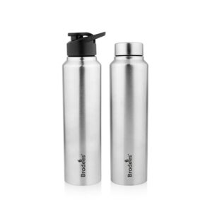 Brodees stainless steel WHITE bottle -9