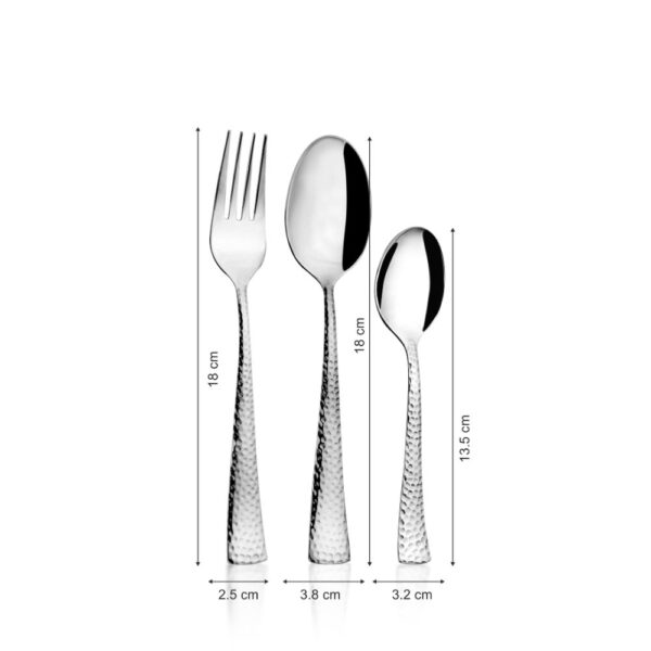 Stainless Steel Vintage Cutlery Set of 18 Pcs-14