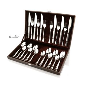 Stainless Steel Hammered Cutlery Set of 24 Pcs Packed in Gift Box-4