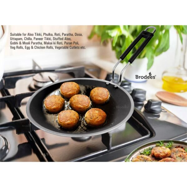 Cookware Iron Roti Tawa /Chapathi/Paratha/Fulka with Steel Handle