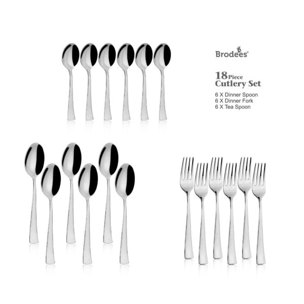 Stainless Steel Vintage Cutlery Set of 18 Pcs-3