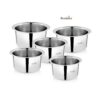 Stainless Steel Heavy Gauge Tope Set of 5 Pcs-6